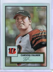 2006 Topps Heritage Cromo Rifrattore Calcio CARSON PALMER THC6 #466/552 - Foto 1 di 2