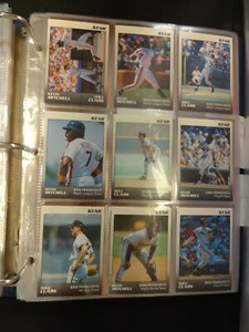 1989 Star Co. Kevin Mitchell and Will Clark 11 Card Set San Francisco Giants