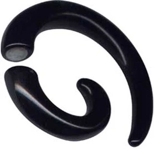 PIERCINGO SET PAAR FAKE MAGNET SPIRALE EXPANDER DEHNUNGSSPIRALE ACRYL MAGNETISCH - Picture 1 of 6