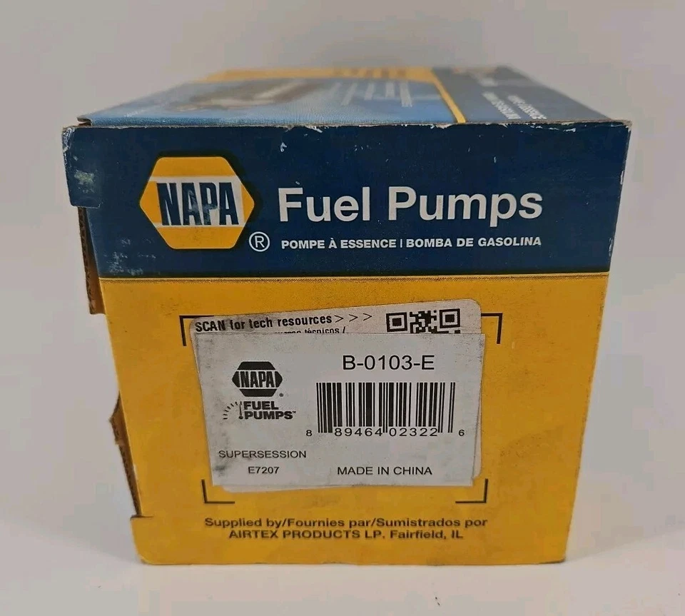 NAPA - B-0103-E - Bomba de combustible eléctrica de gas - para 05-07 Jeep Liberty y 05-06 TJ Foto 1 de 2