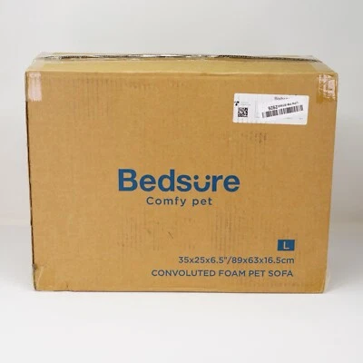 Sofá ortopédico transpirable Bedsure cómodo para mascotas grande de espuma enrevesada para mascotas nuevo Foto 1 de 2