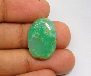 Piedra preciosa suelta cabujón crisoprasa natural para joyería 22 quilates. ME-6259 - Imagen 1 de 4