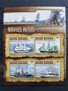 stamps Guinea-Bissau 2016 Sailing ships MNH Block - Picture 1 of 1