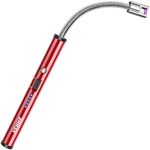 USB Feuerzeug mit LED-Display, winddicht, sicher, wiederaufladbar - Bild 1 von 2