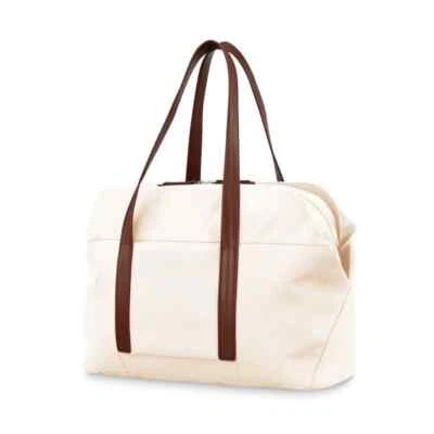 Samsonite Virtuosa Weekender Bag Off White Duffel Travel Tote NWT $99 MSRP - Image 1 of 4