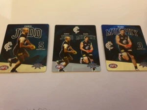 2013 AFL footy Superstars Chris Judd/Marc Murphy Carlton Blues Team Set - Picture 1 of 1