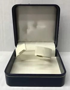 MARKENLOSE BLAUE PU Uhrenbox Präsentation Display Aufbewahrungsetui KLASSISCH - Bild 1 von 3