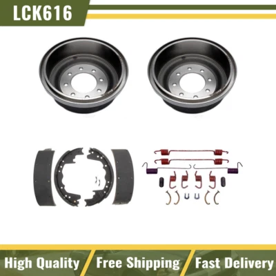 Tambores de freno traseros zapatas de freno herrajes kit de resorte para Ford E-250 Econoline 1992 Foto 1 de 4