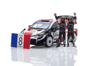 1/43 Spark Toyota Yaris WRC N°1 Ogier Ingrassia Winner Monza 21 Figurine Drapeau