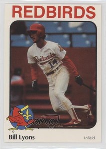1984 Riley's Louisville Redbirds Bill Lyons #14