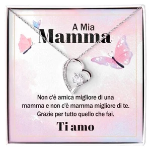 Collana Donna Mamma Compleanno Regalo per lei - Cofanetto con DEDICA incluso - Foto 1 di 6