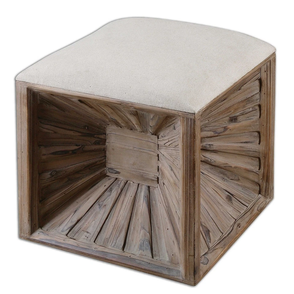 Jia - 19 inch Ottoman - 17 inches wide by 17 inches deep Accent Furniture - Image 1 of 4