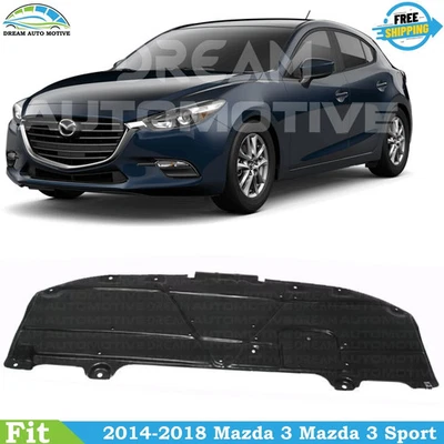 Nuevo protector contra salpicaduras del motor delantero, bajo cubierta para Mazda 3 Mazda 3 Sport 2014-2018 Foto 1 de 3