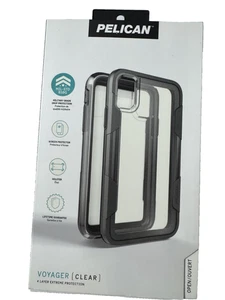 Pelican Voyager Clear Case for Apple iPhone Xs Max - Grey/Clear - Picture 1 of 2
