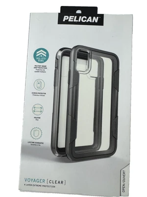 Pelican Voyager Clear Case for Apple iPhone Xs Max - Grey/Clear - Image 1 of 2