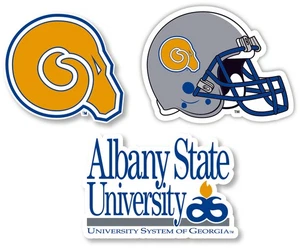 Albany State University 3er Pack 4 Zoll jeder NCAA Aufkleber - Bild 1 von 1