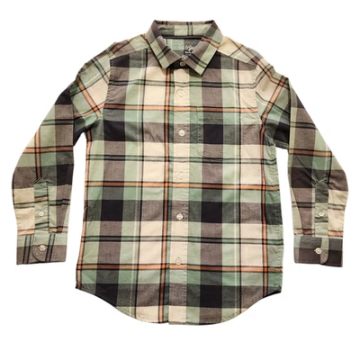 Cat & Jack Boys Long Sleeve Plaid Shirt Size S - Image 1 of 4