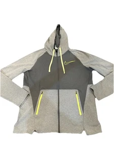 Nike Therma FIT Herren Trainings-Hoodies mit durchgehendem Reißverschluss Größe L grau gebraucht, in einwandfreiem Zustand - Bild 1 von 8