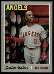 2019 Topps Heritage #421 Justin Upton - Picture 1 of 2