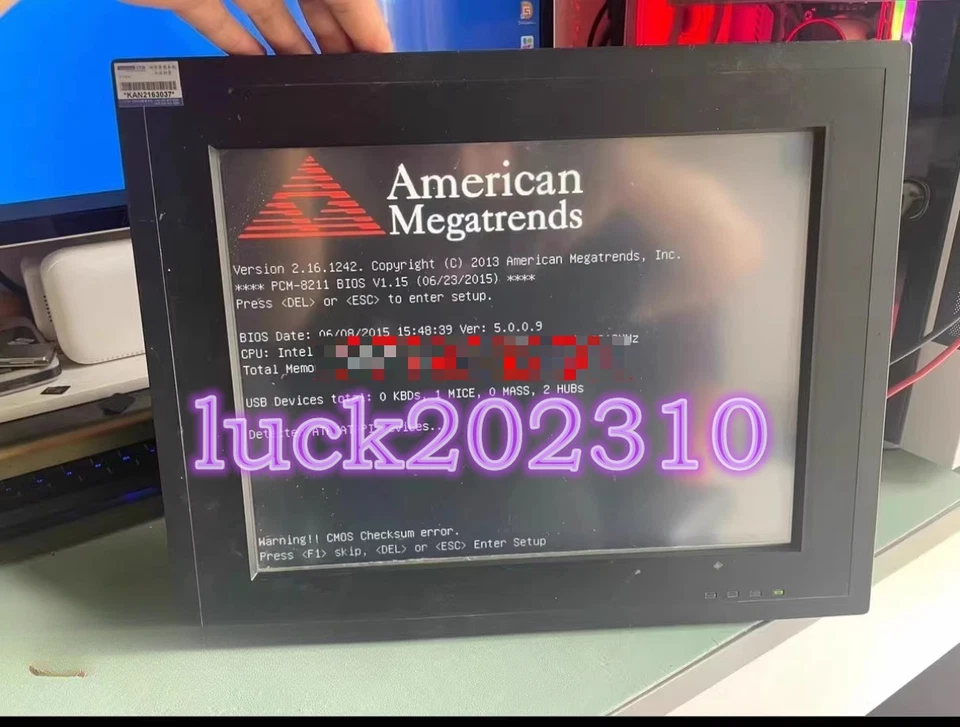 1PC used Advantech PPC-3150-RE4AE  #YY - Image 1 of 2