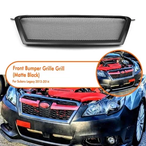 Griglia superiore paraurti anteriore nera lucida per Subaru Legacy Berlina 2013-2014 - Foto 1 di 14