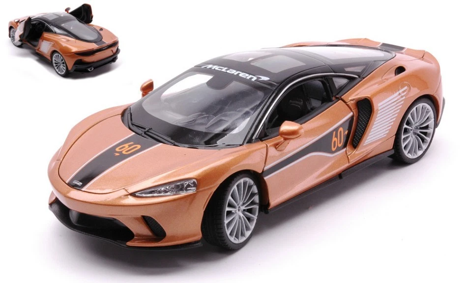 MCLAREN GT MET.DARK BEIGE 60th ANNIVERSARY EDITION 1:24 - Immagine 1 di 1