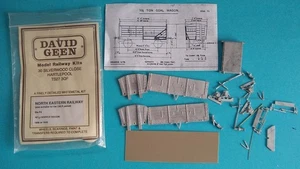 David Geen 4mm OO Gauge White Metal Kit P4 - North Eastern Rly 10T Hopper Wagon - Picture 1 of 2