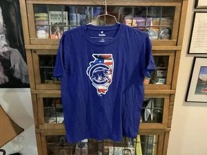 Chicago Cubs T-Shirt FANATICS blau ILLINOIS mit LOGO S/S Baumwolle Gr. L - cool - Bild 1 von 9