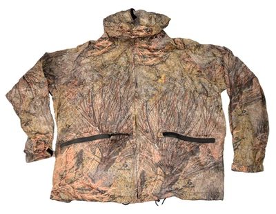 Browning DryLite Camo Rain Jacket Packable Hunting 2XL Waterproof Mossy Oak - Image 1 of 4