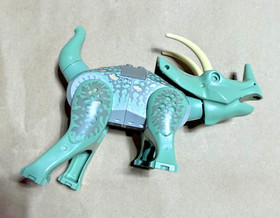 Genuine LEGO Jurassic World Triceratops Figure Dino Olive Green From Set 75918