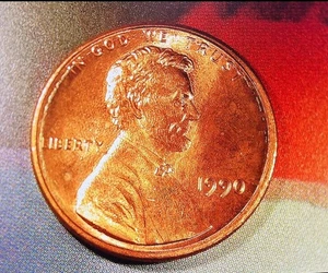 1990 Lincoln Memorial Cent Closed AM Error - Picture 1 of 3