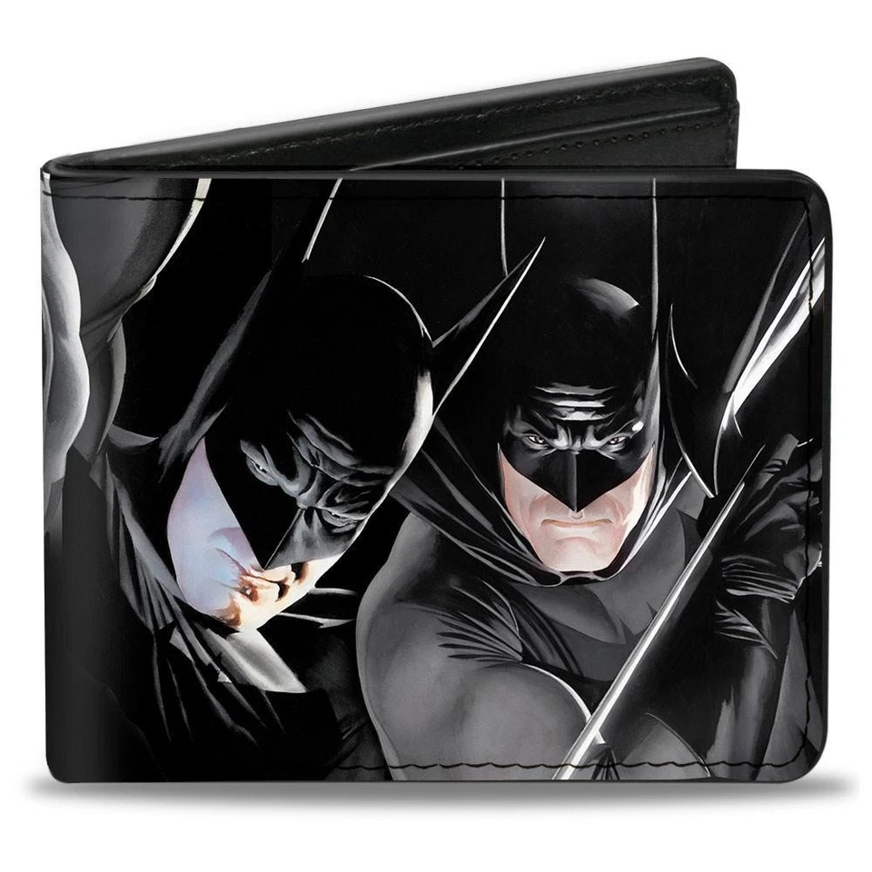 Batman Vivid Action Poses Bifold Wallet Buckle Down - Image 1 of 1