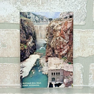 Cody, WY Wyoming Buffalo Bill Dam Luftbild Postkarte unbesendet - Bild 1 von 12