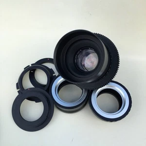 Bokeh lens HELIOS 44 2/58mm Cine mod lens Canon EF mount for Cinema - Picture 1 of 18