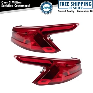 Rear Tail Lights Set Driver & Passenger Side Outer Fits 2016-2018 Nissan Maxima - Picture 1 of 10