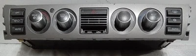 2006-2008 BMW 750i 760i Alpina Heater AC Controls 4 knob w/ Rear Sunshade - Image 1 of 4