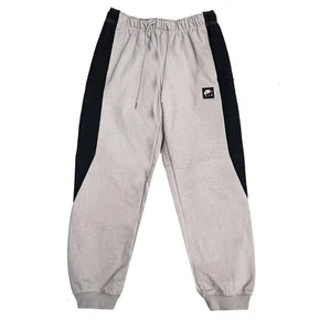 NEU $ 80 NIKE AIR SCHWERE FLEECE-BASKETBALLHOSE GRAU/SCHWARZ HJ0291-008 LARGE - Bild 1 von 2