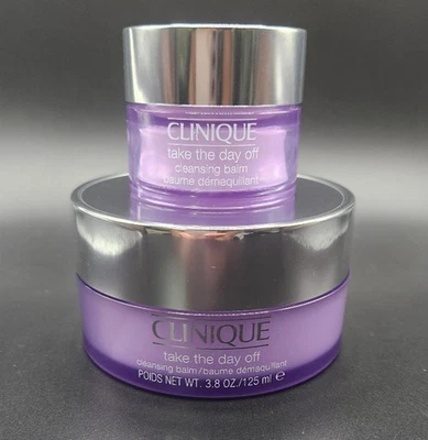 Clinique Take the Day Off Bálsamo Limpiador Desmaquillante Tamaño Completo 3.8 OZ + 1 OZ Foto 1 de 2