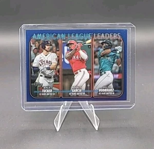 2024 Topps Series 1 Royal Blue Parallel 2023 American League RBI Leaders #106 - Picture 1 of 2