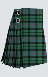 Schottische Handarbeit Morrison Modern Tartan Kilt Herren Handarbeit Traditionell 8 Yard - Bild 1 von 2