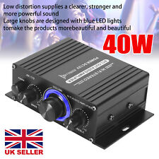 Power Digital Amplifier HIFI Mini Stereo Audio AMP USB FM Mic Home Car Universal