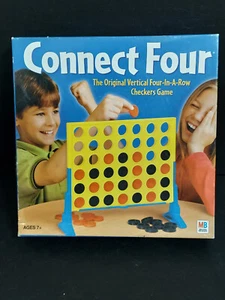 💙0048~VINTAGE Milton Bradley Hasbro "CONNECT FOUR" Checkers Game - Picture 1 of 5