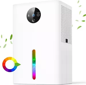 Dehumidifier, 63OZ Quiet Dehumidifiers for Home with Auto Shut Off, Auto defrost - Picture 1 of 7