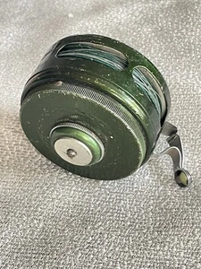 VTG 1940’s Shakespear Silent Tru-Art Automatic 1835 Mod GD Fly Fishing Reel USA - Picture 1 of 9