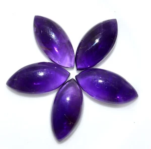14.19 CTS Natural Amethyst Marquise Cabochon 14x7 mm Loose Gemstones - Bild 1 von 6