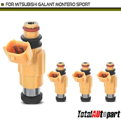 4x Nuevo Inyector de Combustible para Mitsubishi Montero Sport 1997-1999 Galant 2000 2.4L Foto 1 de 4