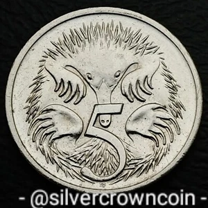 Australia 5 Cents 1997. KM#80. Spiny Anteater. Animals. 5P coin. Elizabeth II. H - Picture 1 of 7