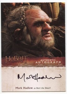 Cryptozoic The Hobbit Desolation of Smaug AUTO - Mark Hadlow as Dori the Dwarf