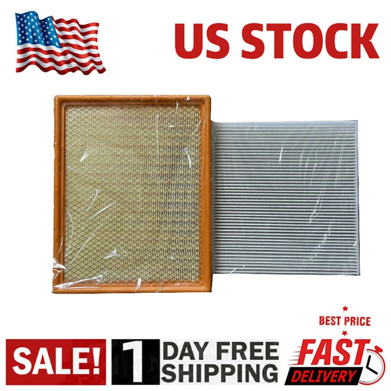 Combo Set Engine & Cabin Air Filter for Chevrolet Chevy Silverado 1500 2500 3500 - Image 1 of 4