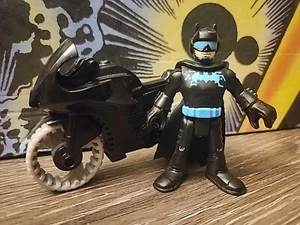 Imaginext DC Super Friends Wayne Manor Batcave Batman Batcycle Bat Tech - Picture 1 of 4